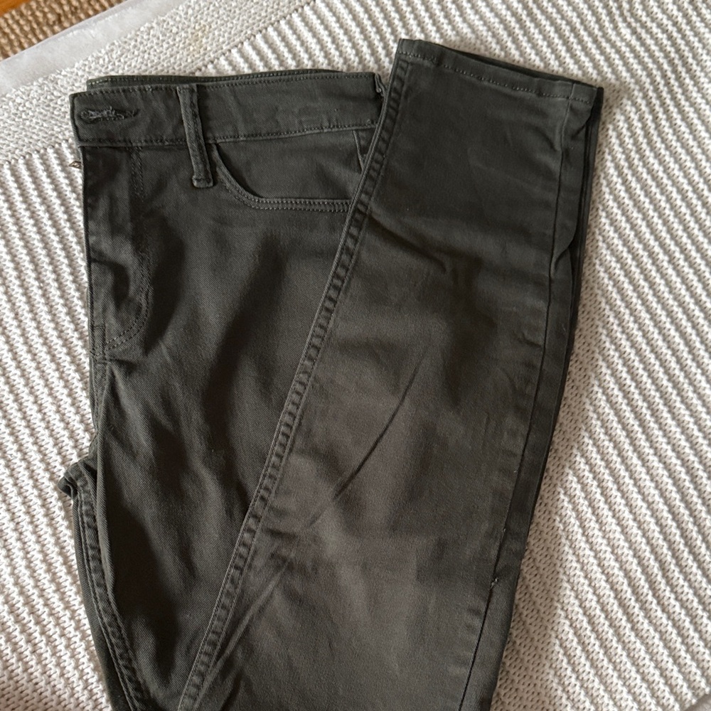 H&M Olive Green Skinny Jeans